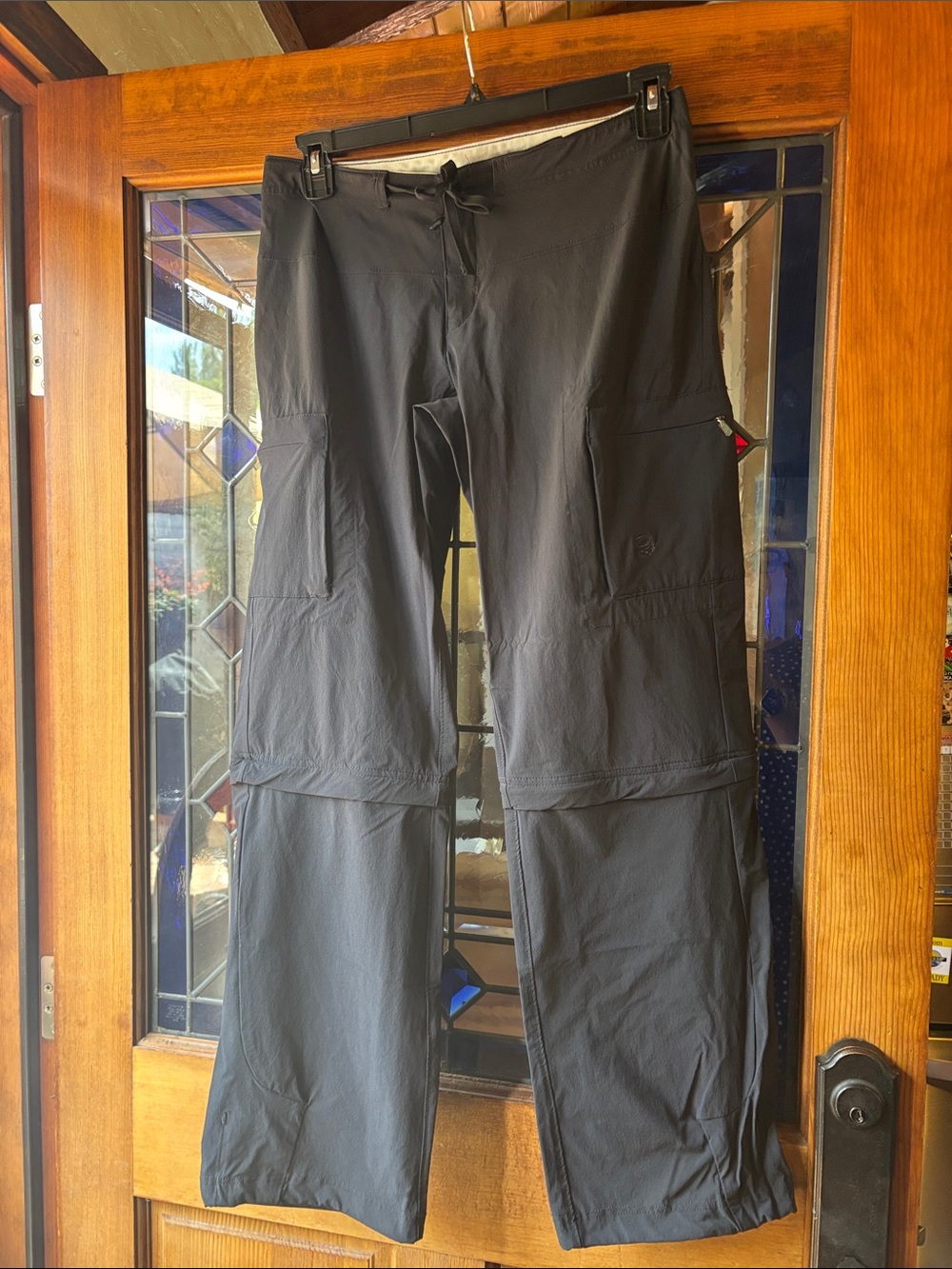 Mountain Hardwear Women's Black Straight-Leg Convertible Pants